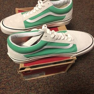 White/Jade Vans Old Skool 36 DX Anaheim Factory